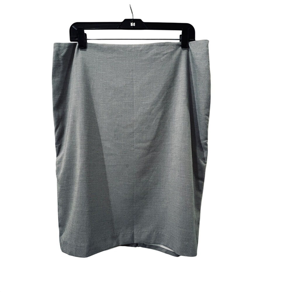 White House Black Market Gray Pencil Skirt